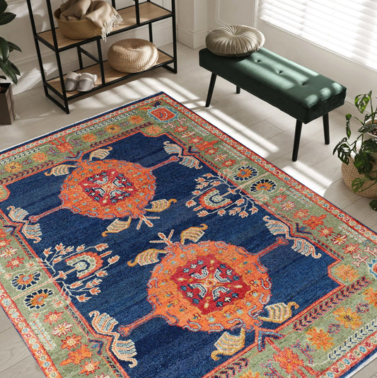 Gabbeh Loribaft Design Shiny Hand Knotted Persian Traditional Afghan Handspun Woolen Living Area Rugs4817 (8x10) 3-20