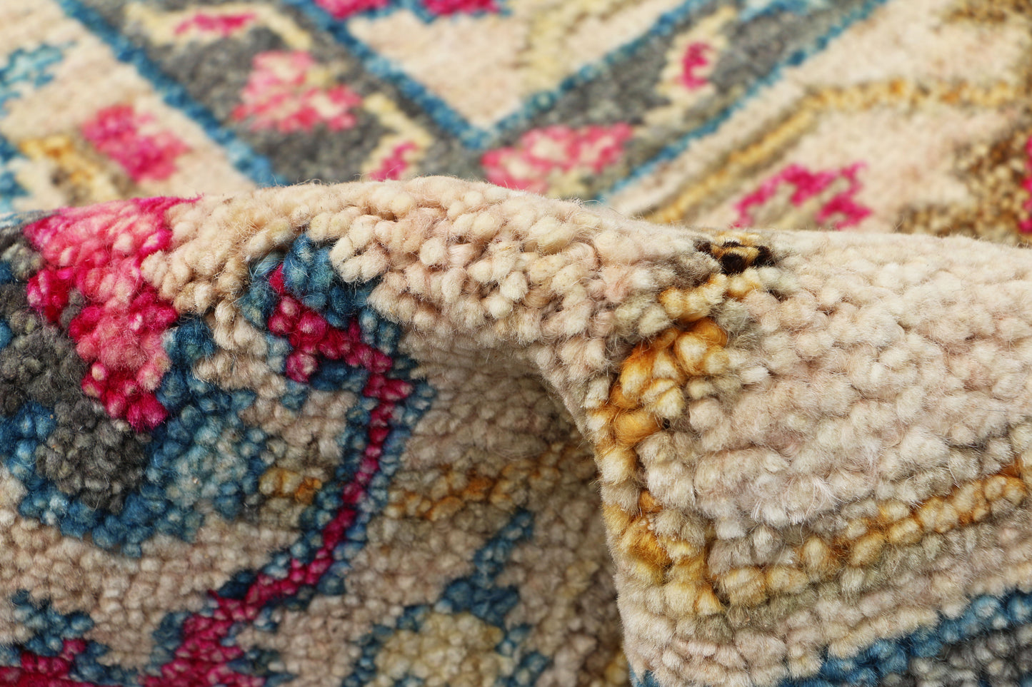 Gabbeh Loribaft Design Shiny Hand Knotted Persian Traditional Afghan Handspun Woolen Living Area Rugs 4828 (9x12)   3-20