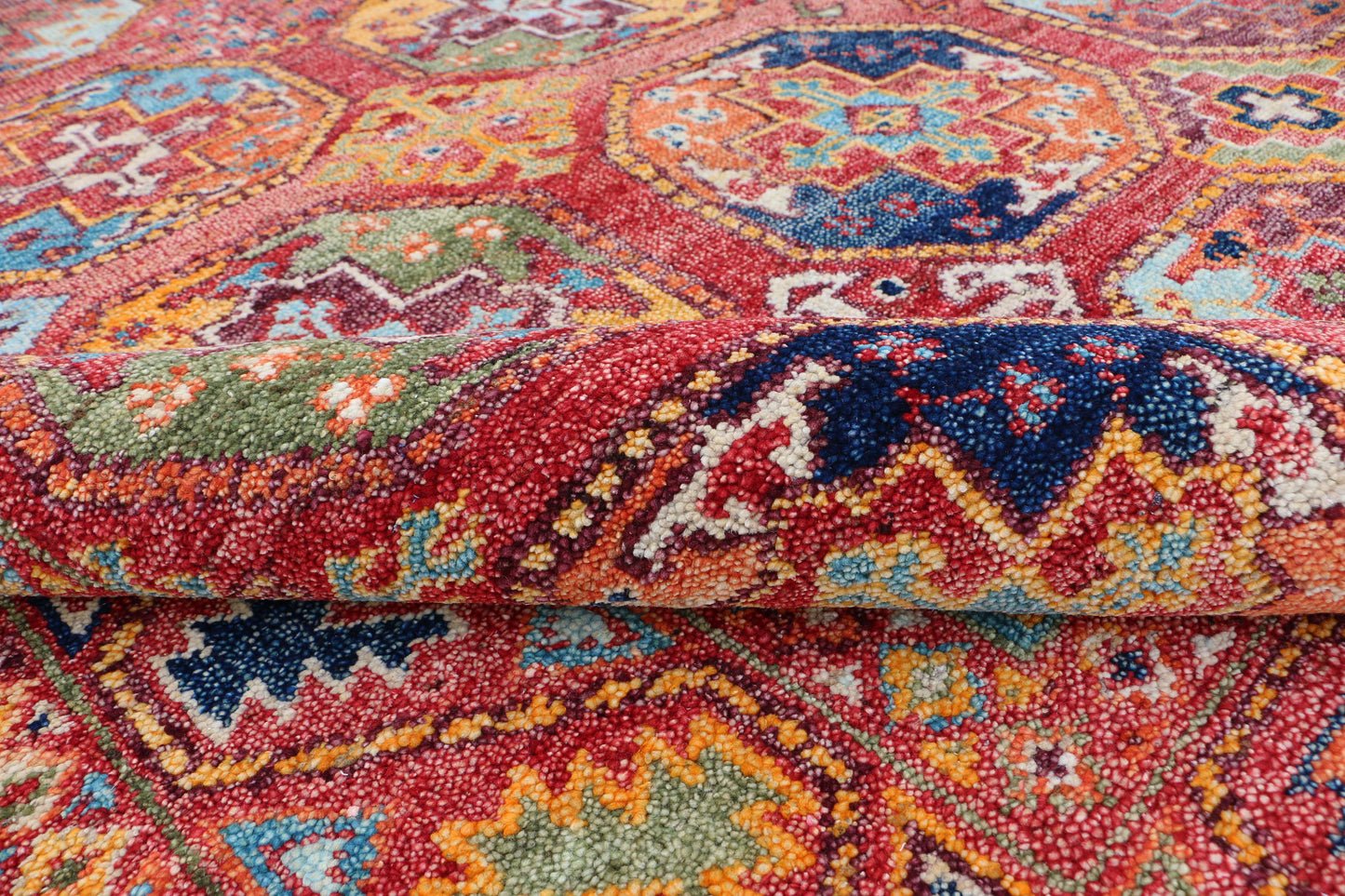 Gabbeh Loribaft Design Shiny Hand Knotted Persian Traditional Afghan Handspun Woolen Living Area Rugs4817 4823 (9x12)  3-20 (8x10-9x12)