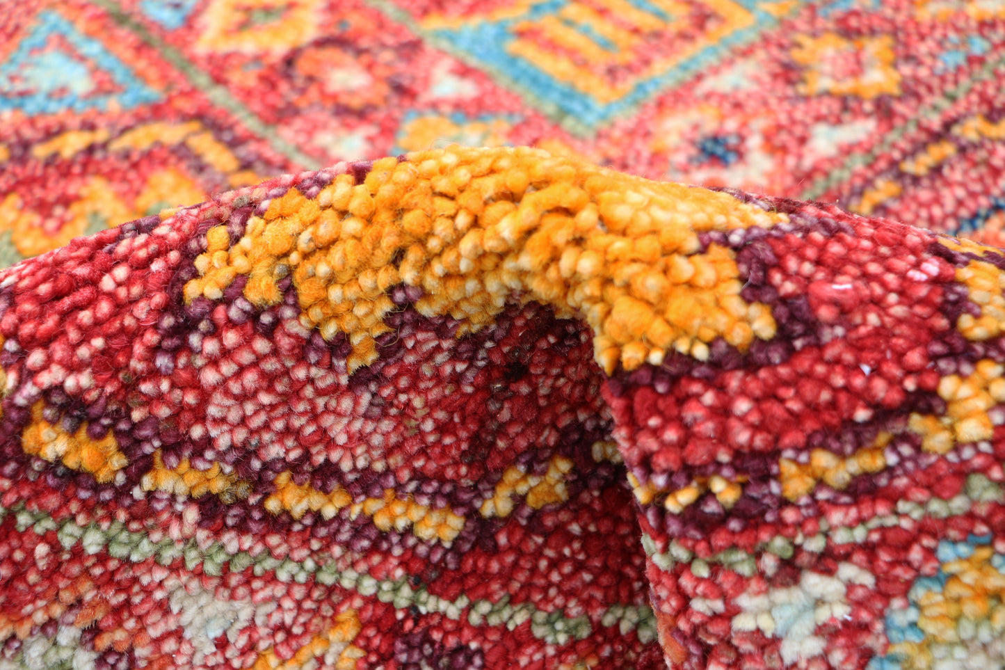 Gabbeh Loribaft Design Shiny Hand Knotted Persian Traditional Afghan Handspun Woolen Living Area Rugs4817 4823 (9x12)  3-20 (8x10-9x12)