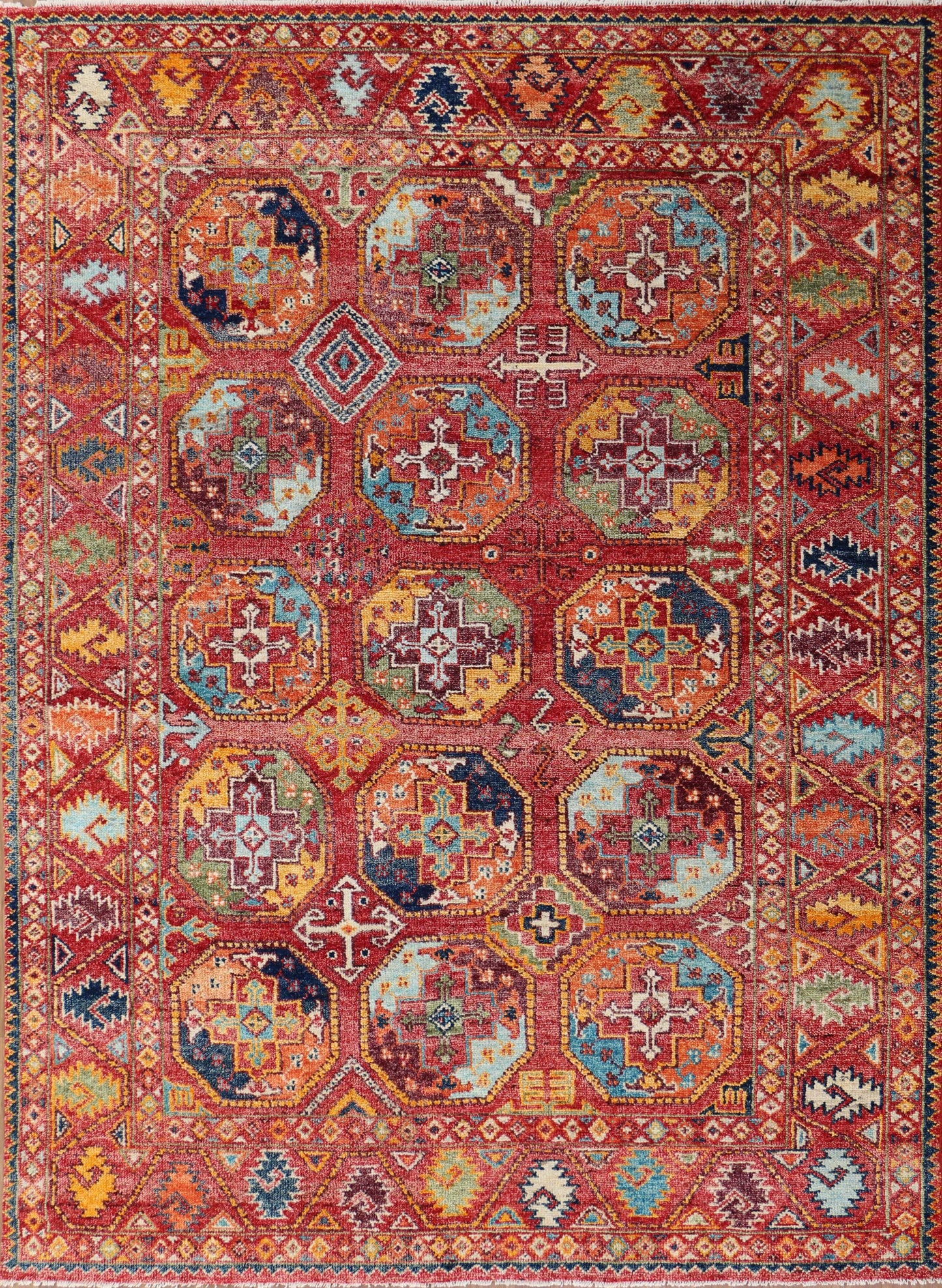 Gabbeh Loribaft Design Shiny Hand Knotted Persian Traditional Afghan Handspun Woolen Living Area Rugs4817 4823 (9x12)  3-20 (8x10-9x12)