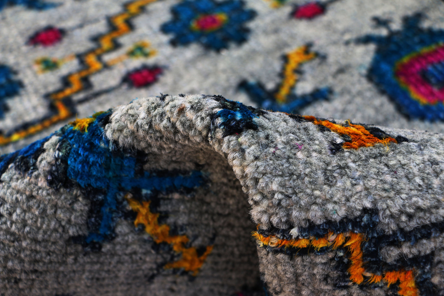 Gabbeh Loribaft Design Shiny Hand Knotted Persian Traditional Afghan Handspun Woolen Living Area Rugs