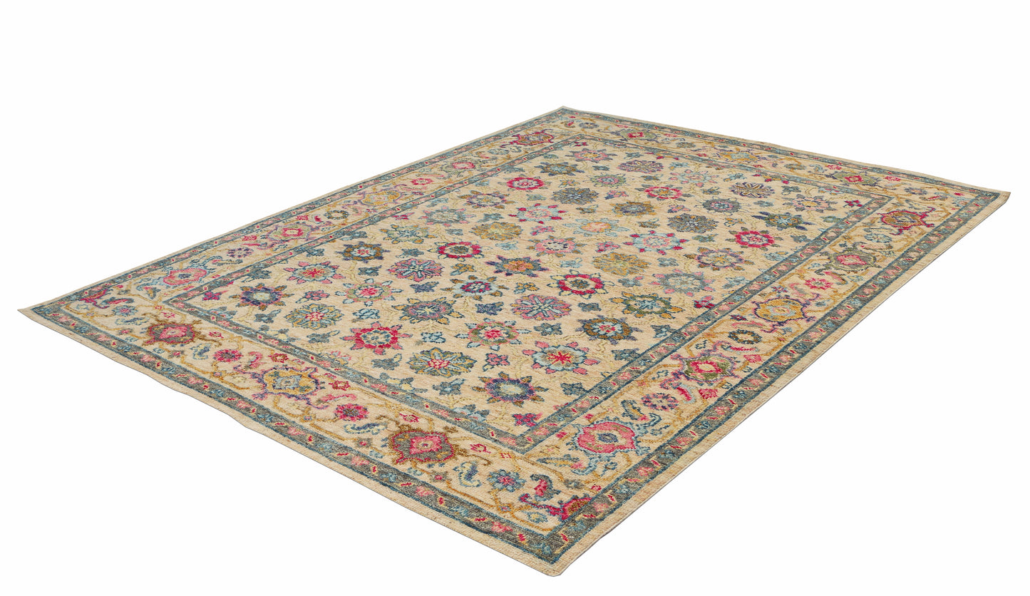 Gabbeh Loribaft Design Shiny Hand Knotted Persian Traditional Afghan Handspun Woolen Living Area Rugs 4828 (9x12)   3-20