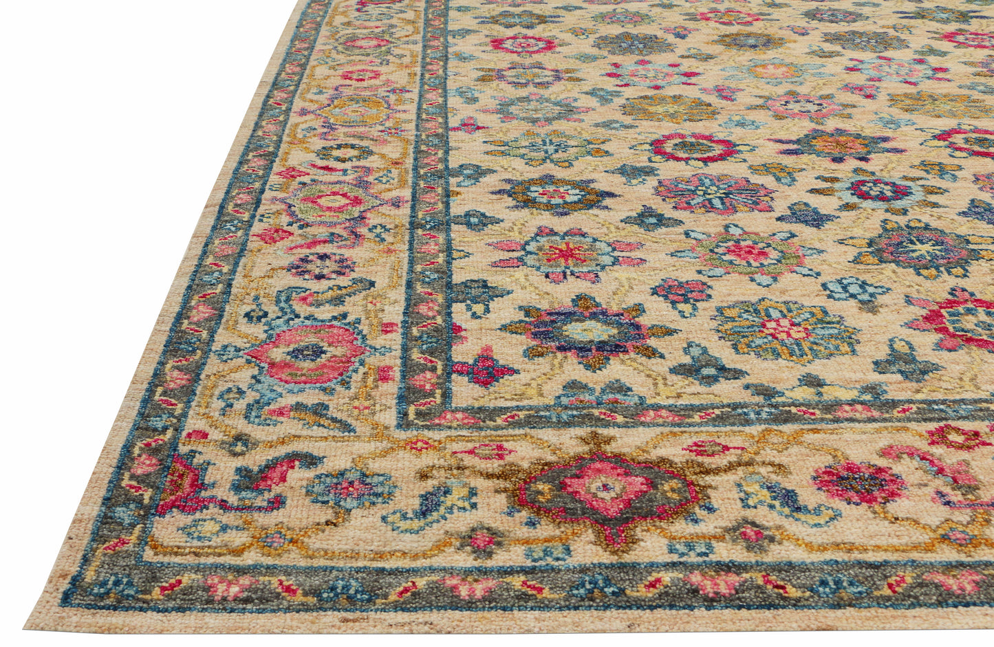 Gabbeh Loribaft Design Shiny Hand Knotted Persian Traditional Afghan Handspun Woolen Living Area Rugs 4828 (9x12)   3-20