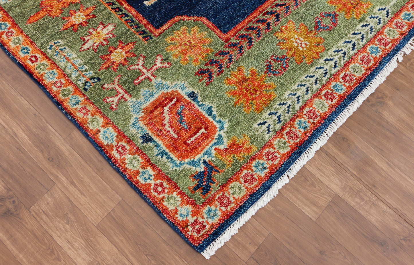 Gabbeh Loribaft Design Shiny Hand Knotted Persian Traditional Afghan Handspun Woolen Living Area Rugs4817 (8x10) 3-20